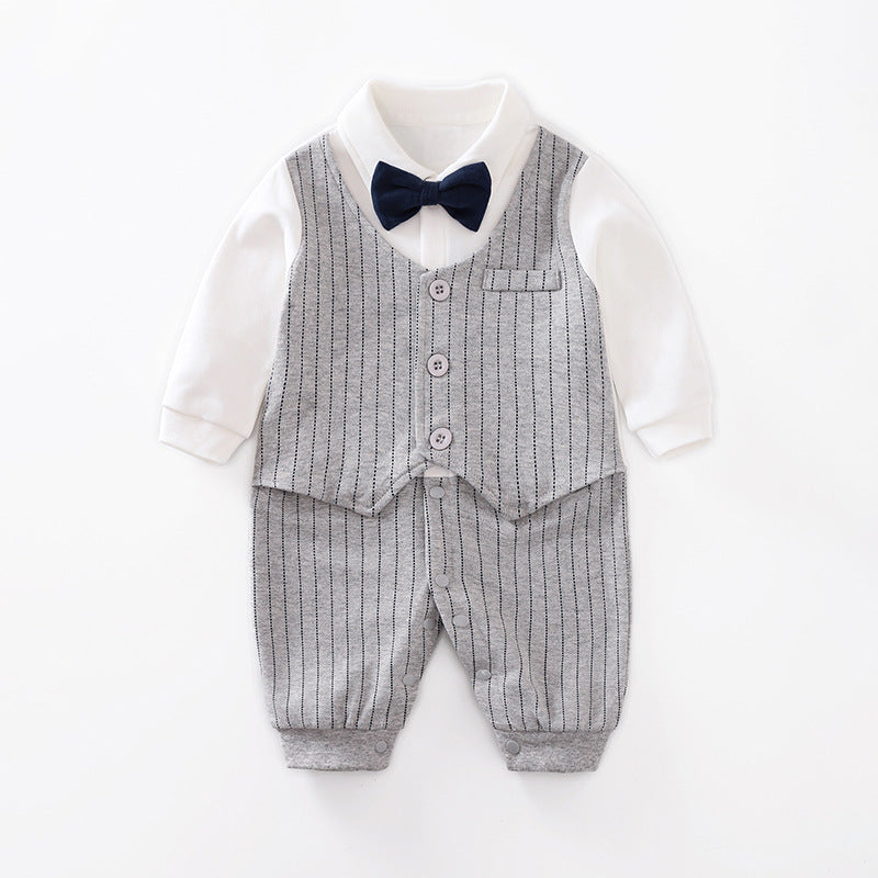 Gray Pin-Stripe