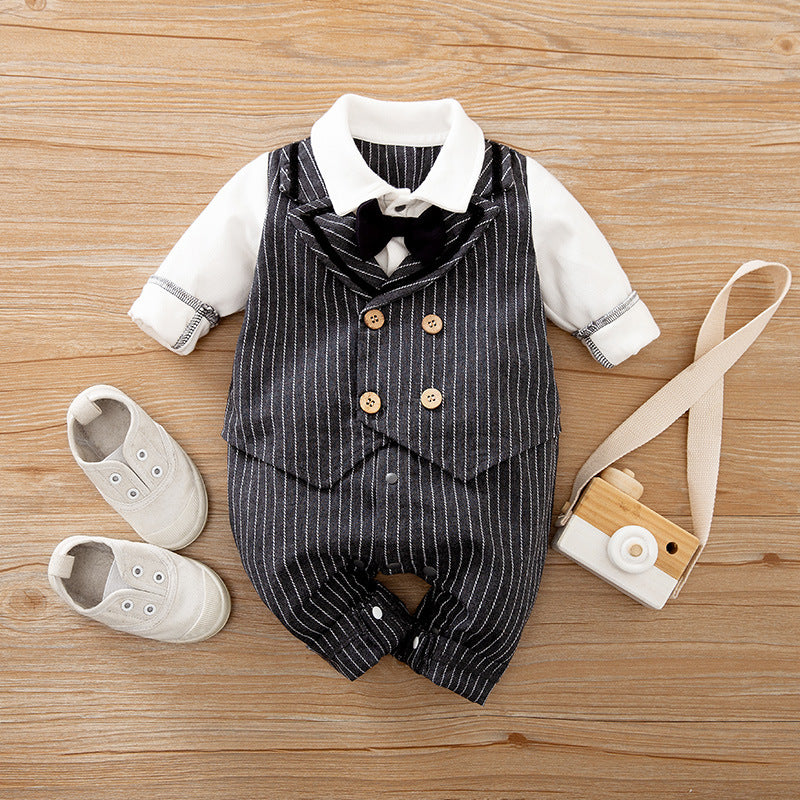 Thin Black & White Pin-Stripe
