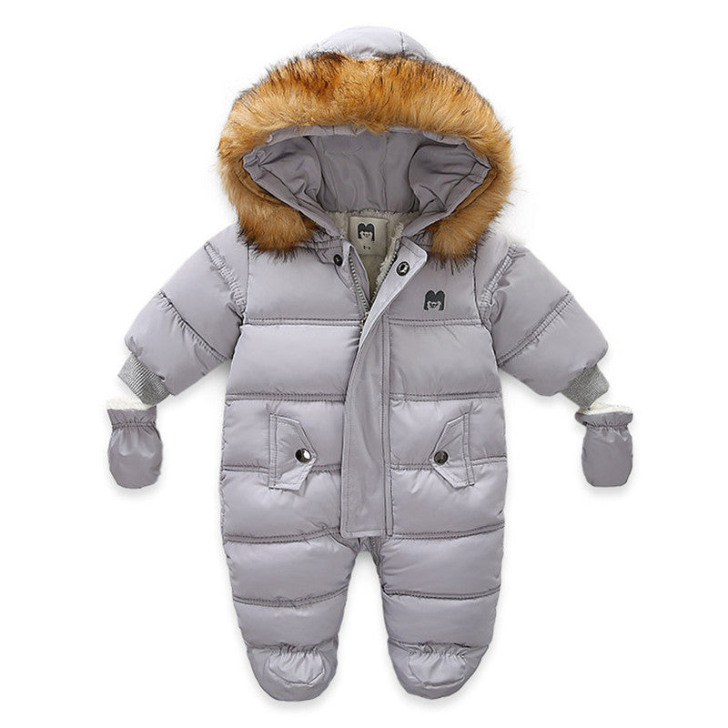 Baby Boys Jumpsuit with Gloves