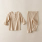 Two Button Two Piece Pajamas Sets