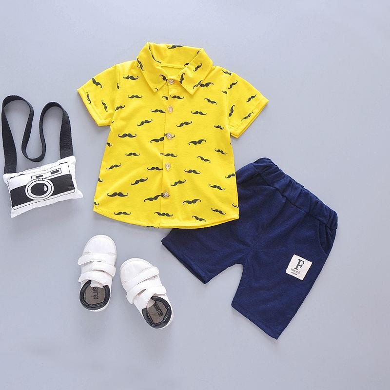 Mustache Printed Set