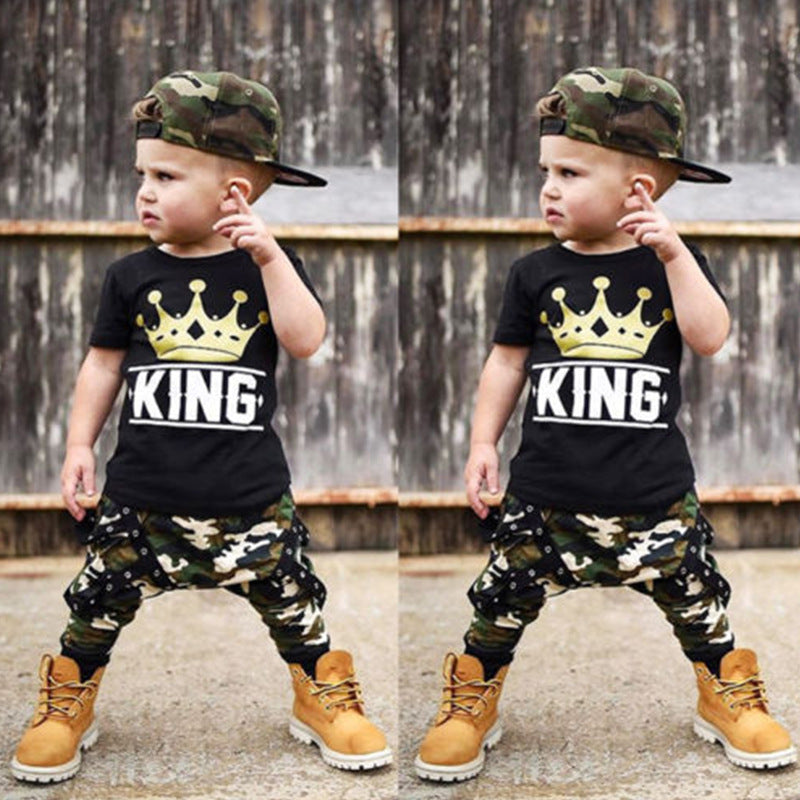 King Camo 2 Piece Set