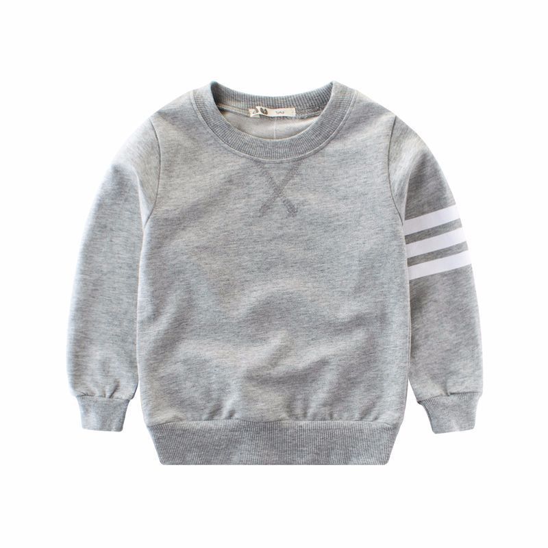 Boys Long Sleeve Round Neck Pullover