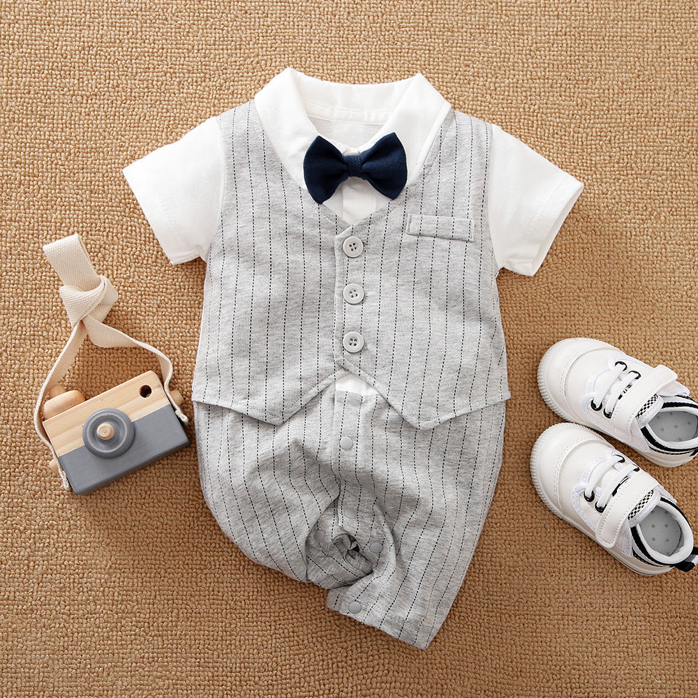 Baby Boy Autumn Romper