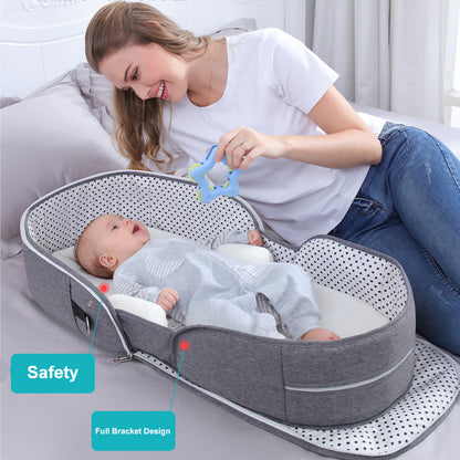 Portable Folding Crib Baby Bag