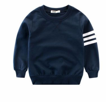 Boys Long Sleeve Round Neck Pullover