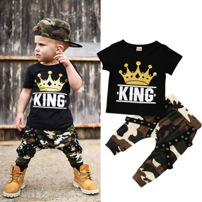 King Camo 2 Piece Set