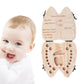 Wooden Baby Tooth Organizer Storage