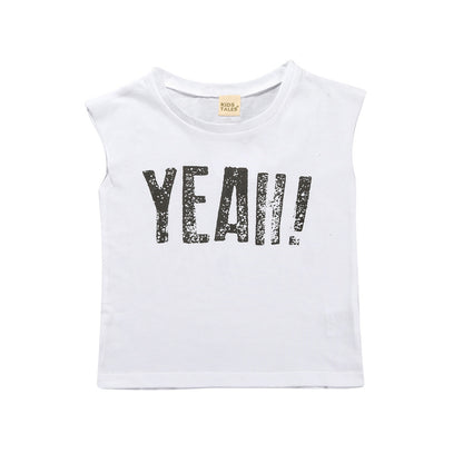 Boys Sleeveless "Yeah" T-shirt