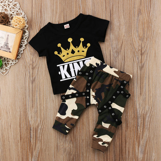 King Camo 2 Piece Set