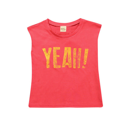 Boys Sleeveless "Yeah" T-shirt