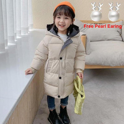 Zip and Button Children's Coat