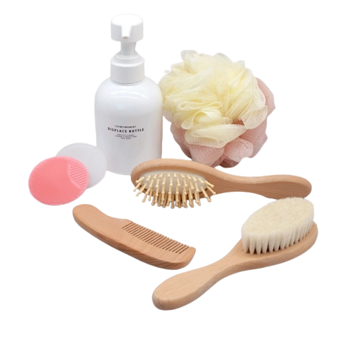 Wooden Baby Brush and Comb Set (3pcs)