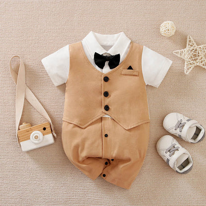 Baby Boy Autumn Romper