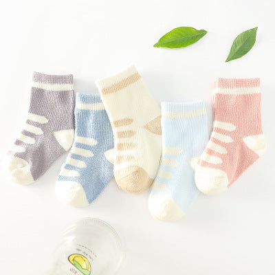 Cotton Tube Multi-Pattern Socks