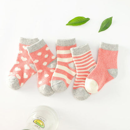 Cotton Tube Multi-Pattern Socks