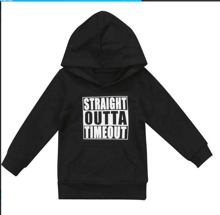 Children's Hooded "Straight Outta" Sweater