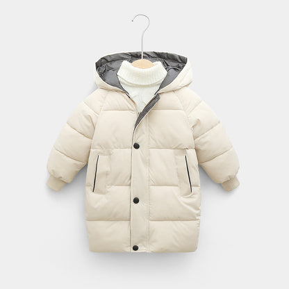 Zip and Button Children's Coat