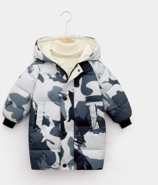 Zip and Button Children's Coat