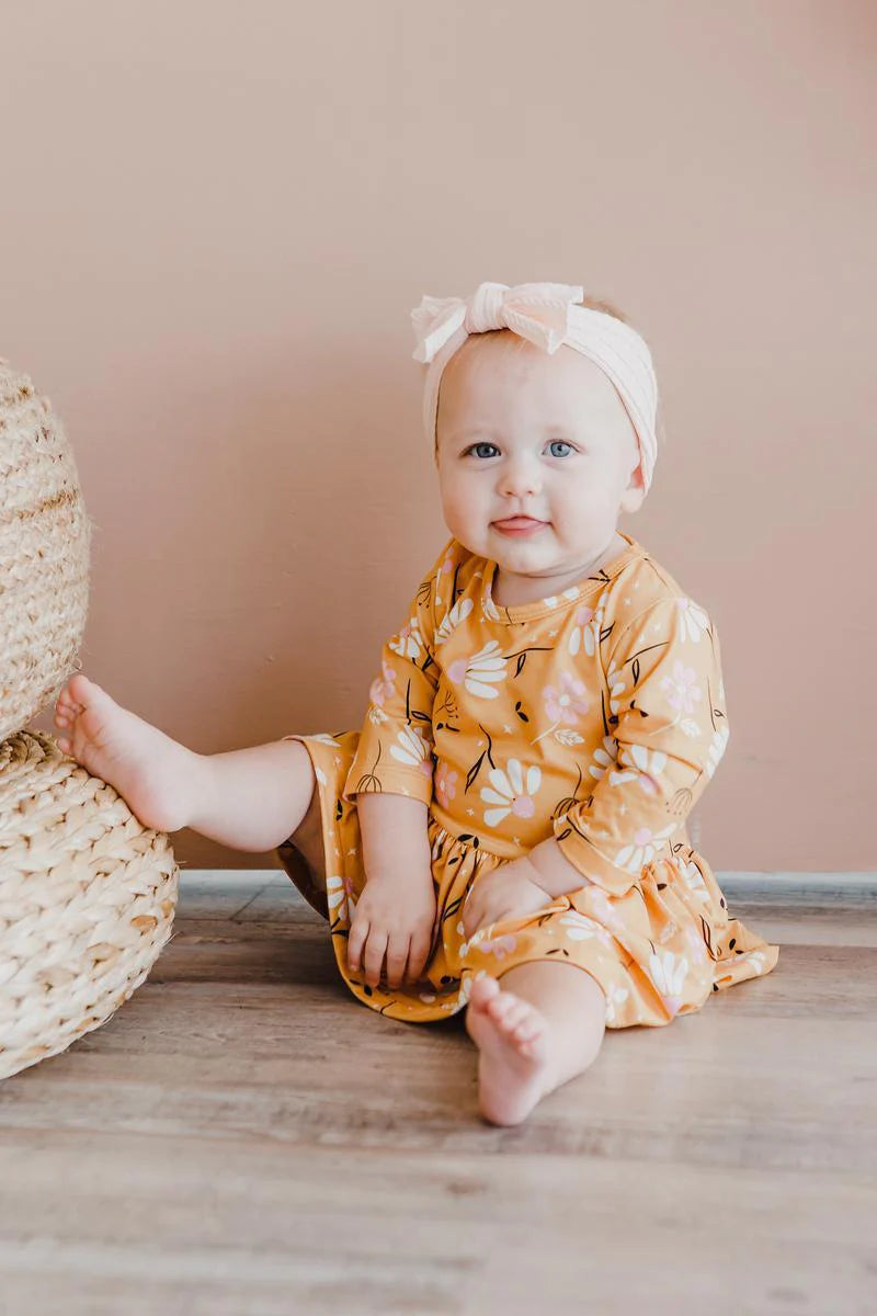 Dandelions in Fall Twirl Bodysuit