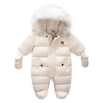Baby Boys Jumpsuit with Gloves