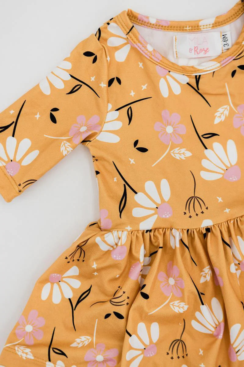 Dandelions in Fall Twirl Bodysuit