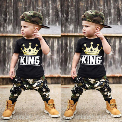 King Camo 2 Piece Set