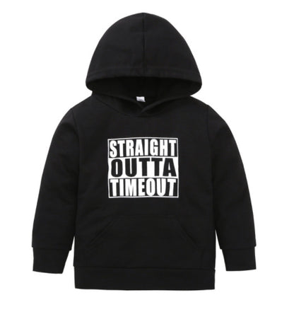 Children's Hooded "Straight Outta" Sweater