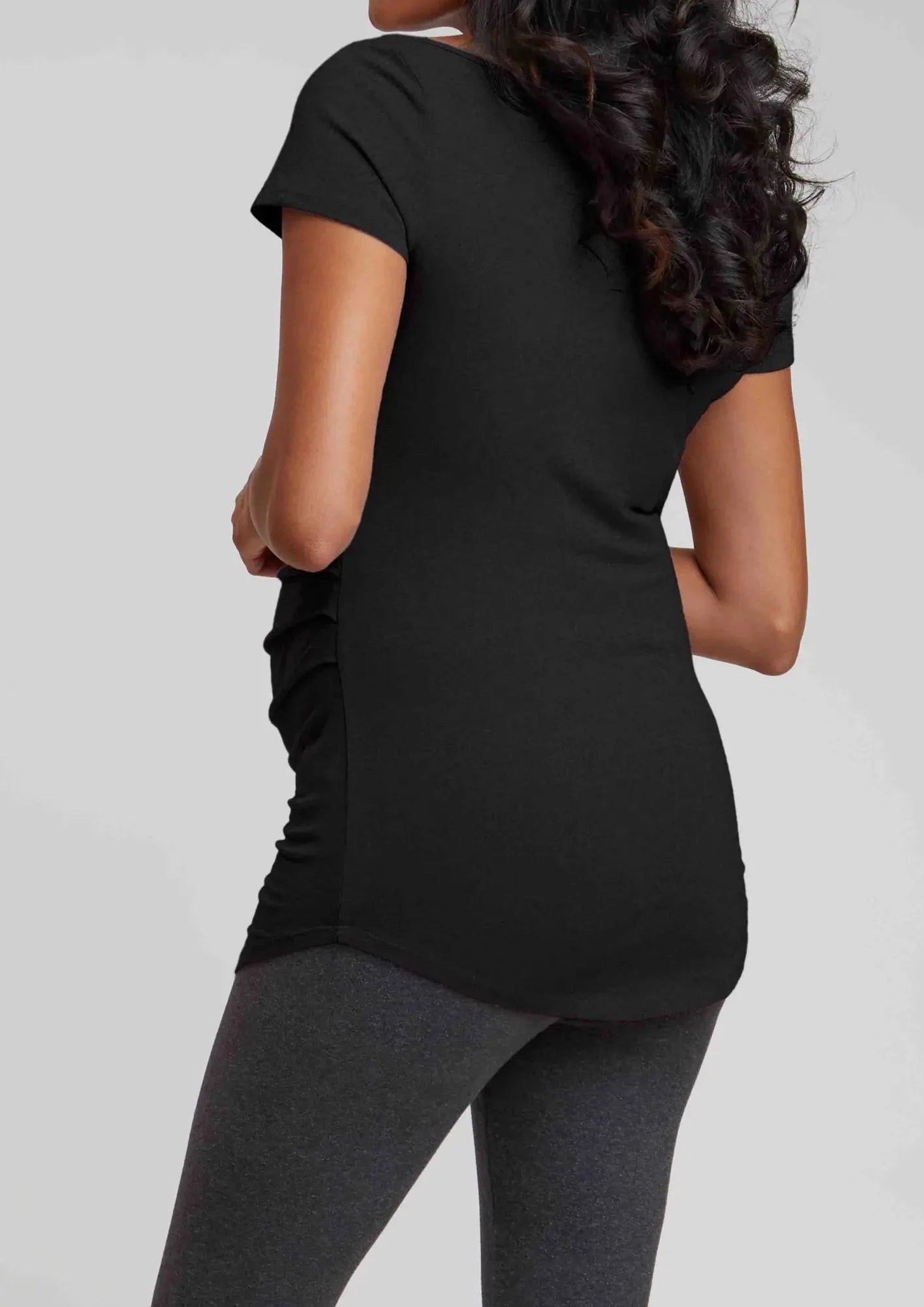 Ballet Maternity Tunic - Black