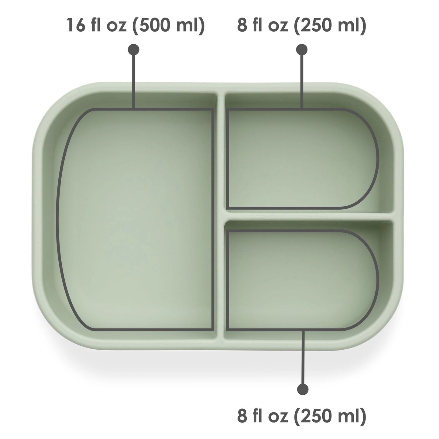 Leakproof Silicone Bento Box (Pine)