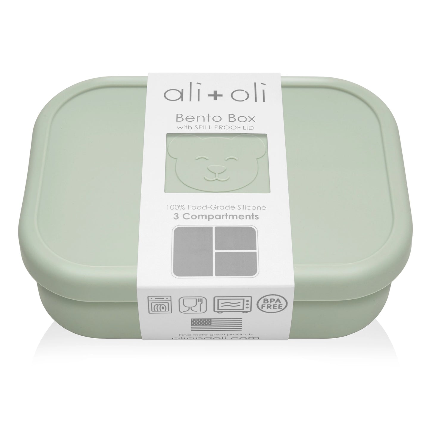 Leakproof Silicone Bento Box (Pine)