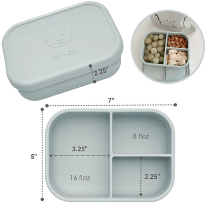 Leakproof Silicone Bento Box (Blue)