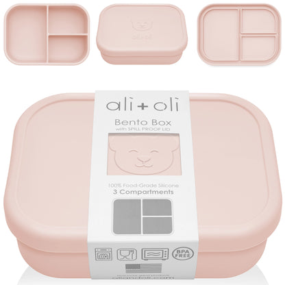 Leakproof Silicone Bento Box (Blush)