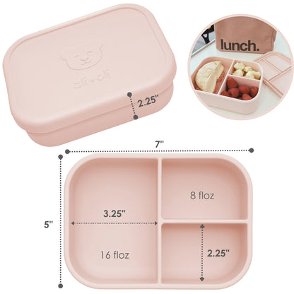 Leakproof Silicone Bento Box (Blush)