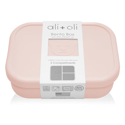 Leakproof Silicone Bento Box (Blush)