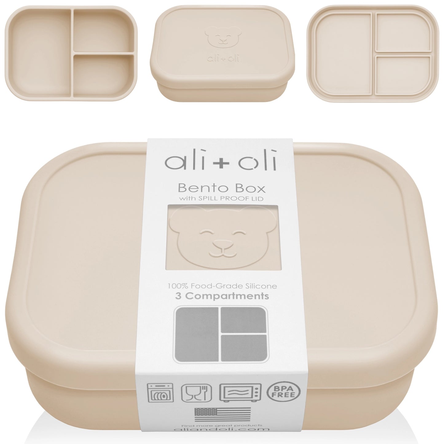 Leakproof Silicone Bento Box (Coco)