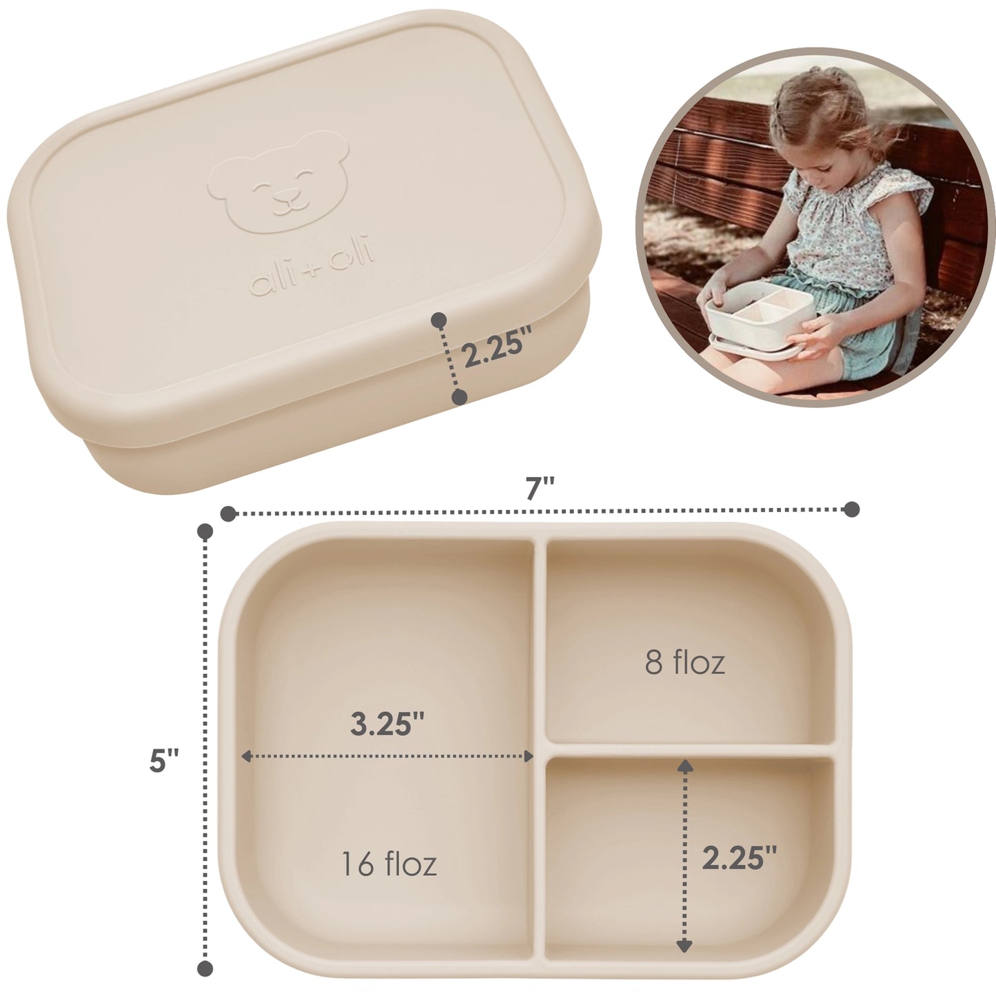 Leakproof Silicone Bento Box (Coco)