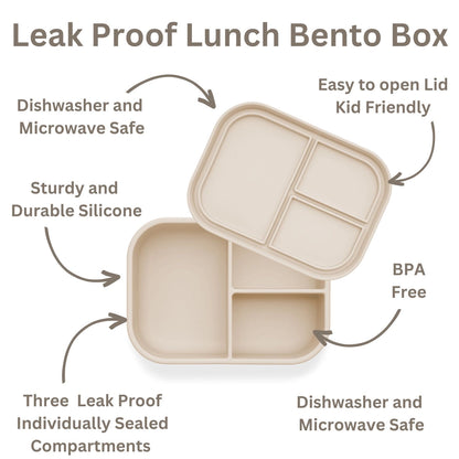 Leakproof Silicone Bento Box (Coco)