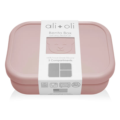 Leakproof Silicone Bento Box (Rose)