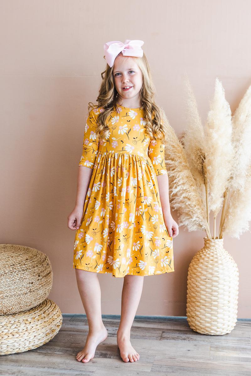 Dandelions In Fall Twirl Dress