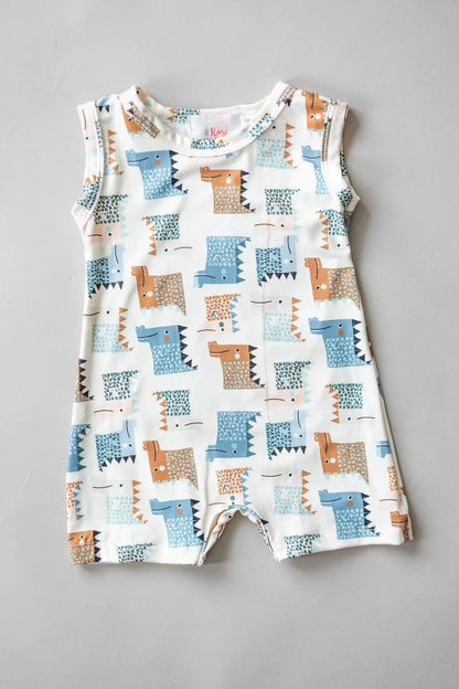 Dino Party Shorty One-Piece