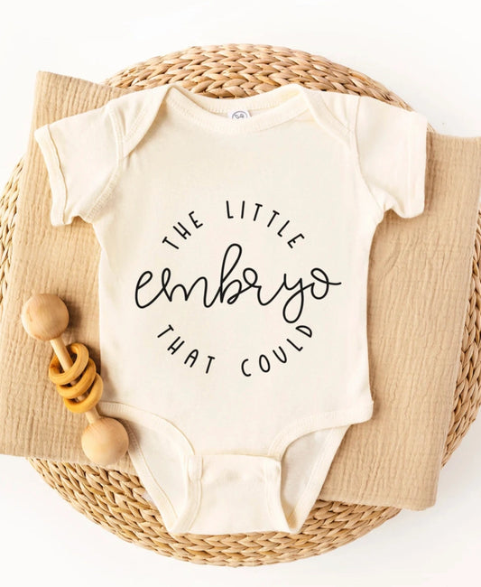 Embryo Baby Announcement Onesie