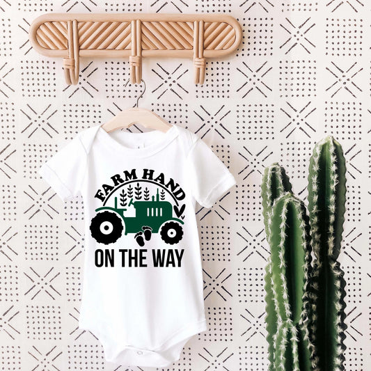 Farm Hand On the Way Onesie®