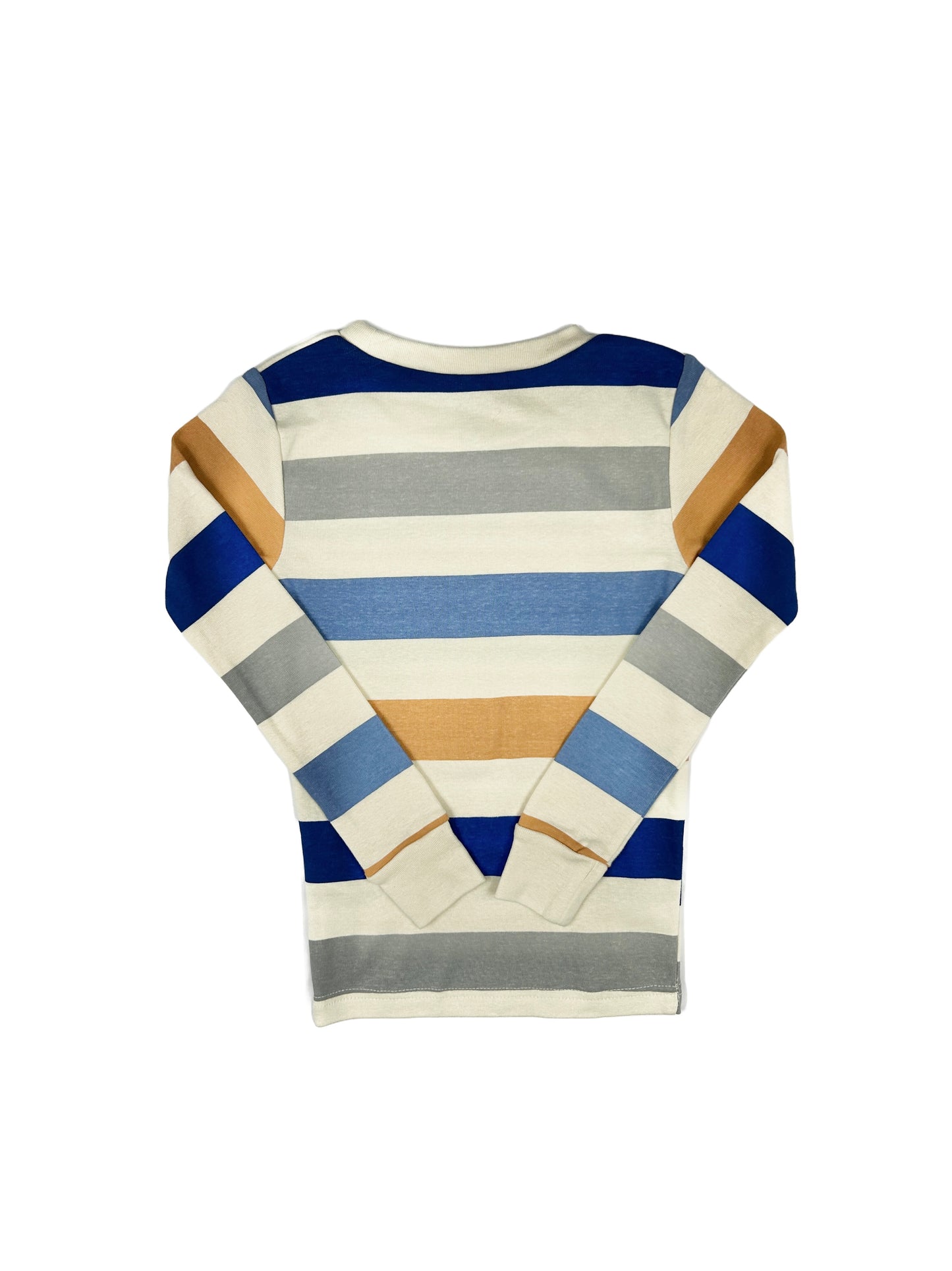 Fall Colored Striped Long Sleeve Shirt