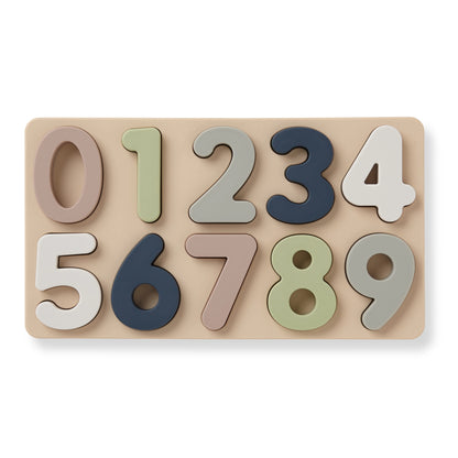 Large Soft Silicone Number Puzzle (11-pc)