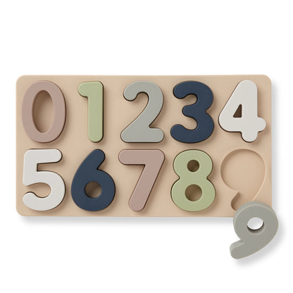 Large Soft Silicone Number Puzzle (11-pc)