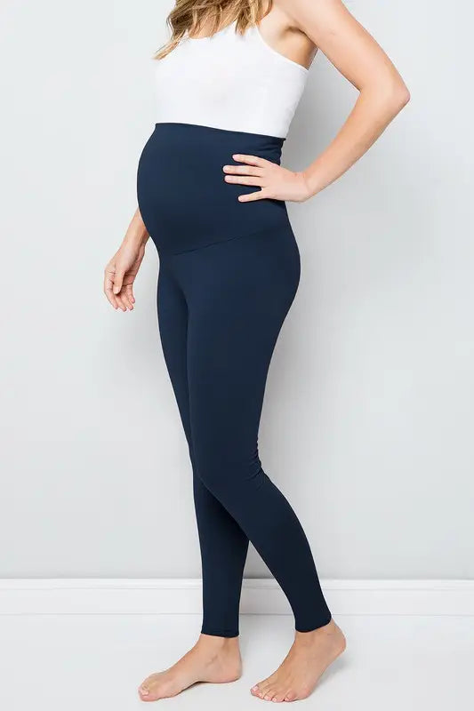 Maternity Buttery Leggings - Navy