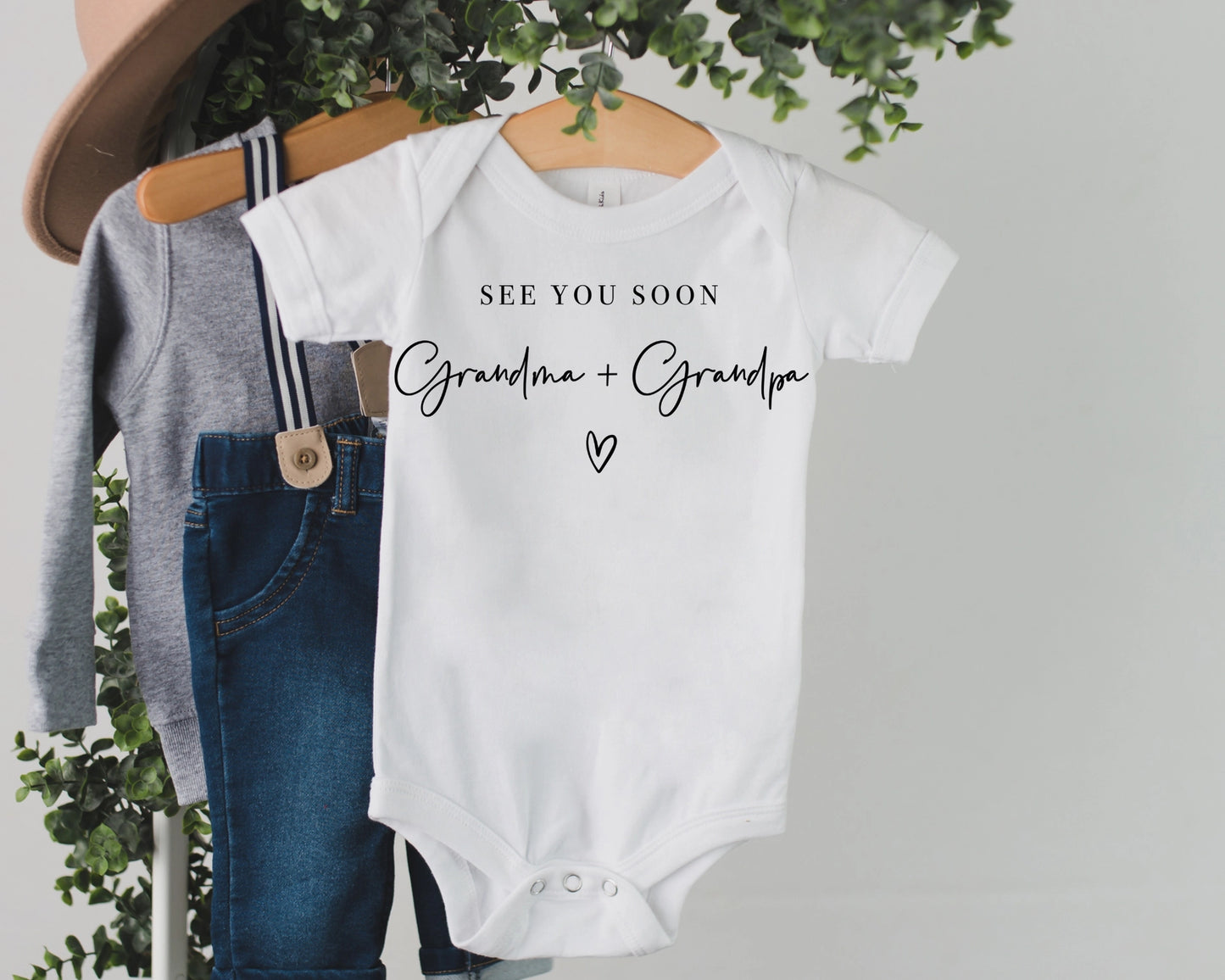 See You Soon Grandma + Grandpa Onesie®