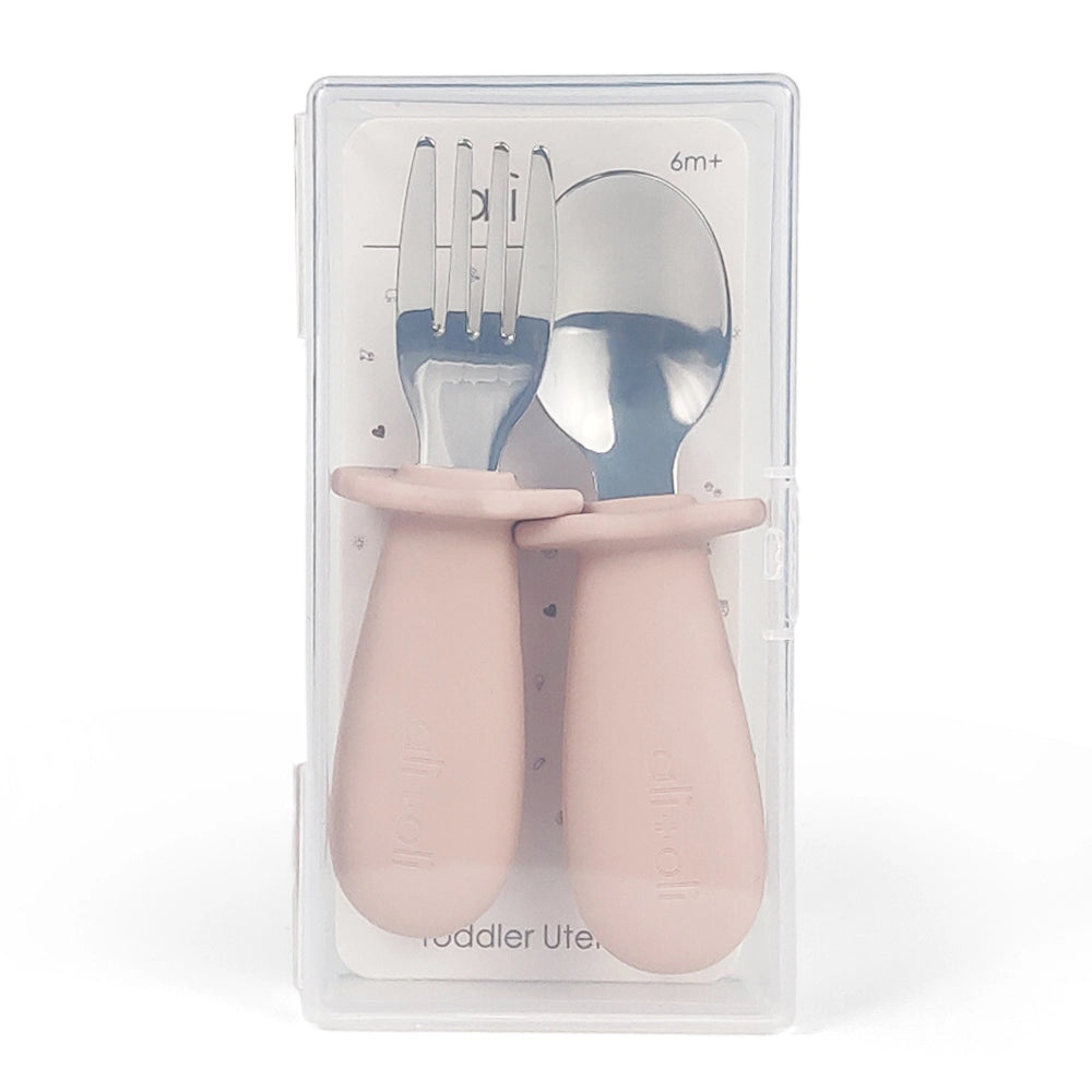 Spoon & Fork Learning Set (Pink)