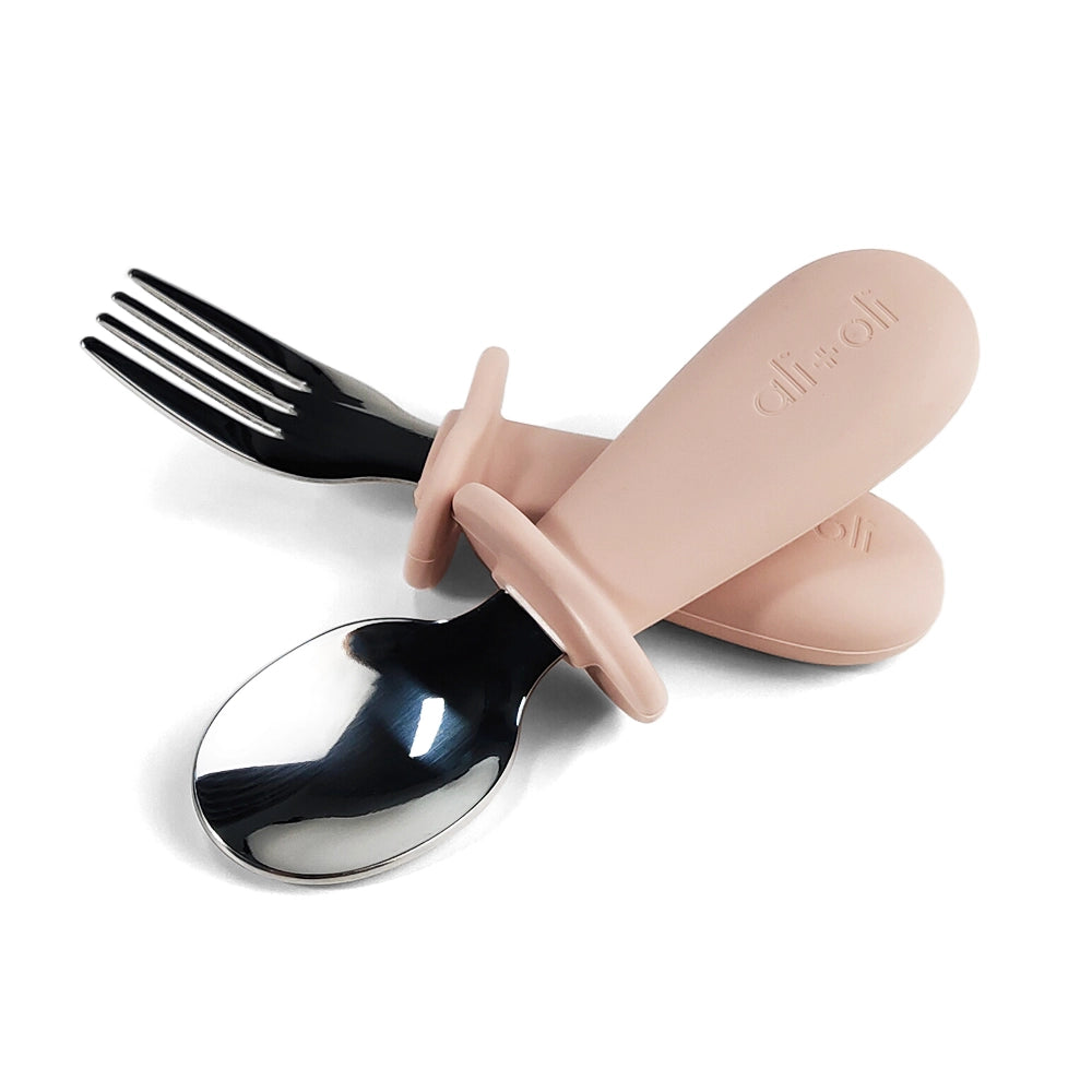 Spoon & Fork Learning Set (Pink)